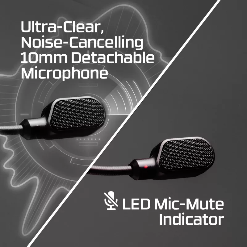 HyperX Cloud III – žaidimų ausinės (juoda/raudona)