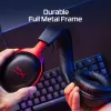 HyperX Cloud III – žaidimų ausinės (juoda/raudona)