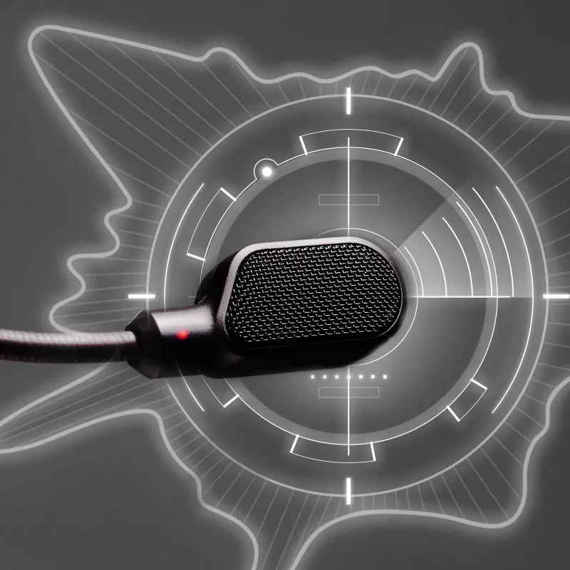 HyperX Cloud III – žaidimų ausinės (juoda/raudona)