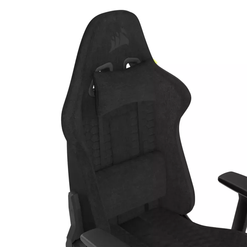 Corsair TC100 RELAXED paminkštinta sėdynė juoda atlošas 59,5x81 cm