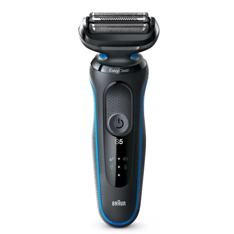 Braun 51-B1000s folijos skustuvas, juodas, mėlynas