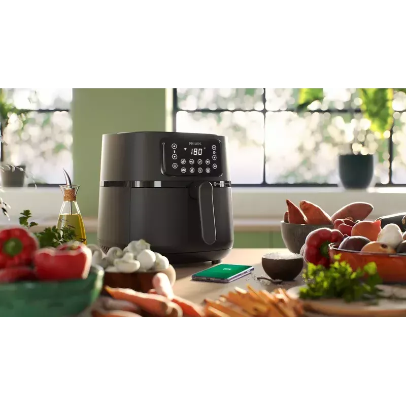 Karšto oro gruzdintuvė Philips HD9285/93 5000 Series XXL Connected, 7,2 l, 2000 W, 16 programų