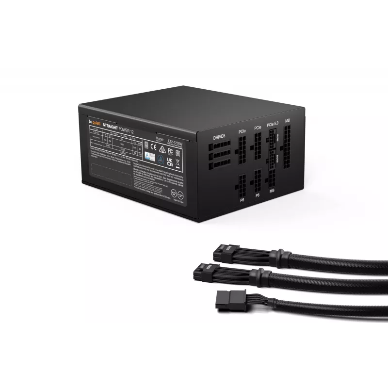 be quiet Straight Power 12 maitinimo blokas 1200 W 20+4 pin ATX ATX juodas