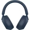 Sony WH-1000XM5 triukšmą slopinančios belaidės ausinės, 30 val. baterijos veikimo laikas, ant galvos dedamos Bluetooth ausinės, optimizuotos Alexa ir Google Assistant, suderinamos su IOS ir Android, su įmontuotu mikrofonu, vidurnakčio mėlynos spalvos