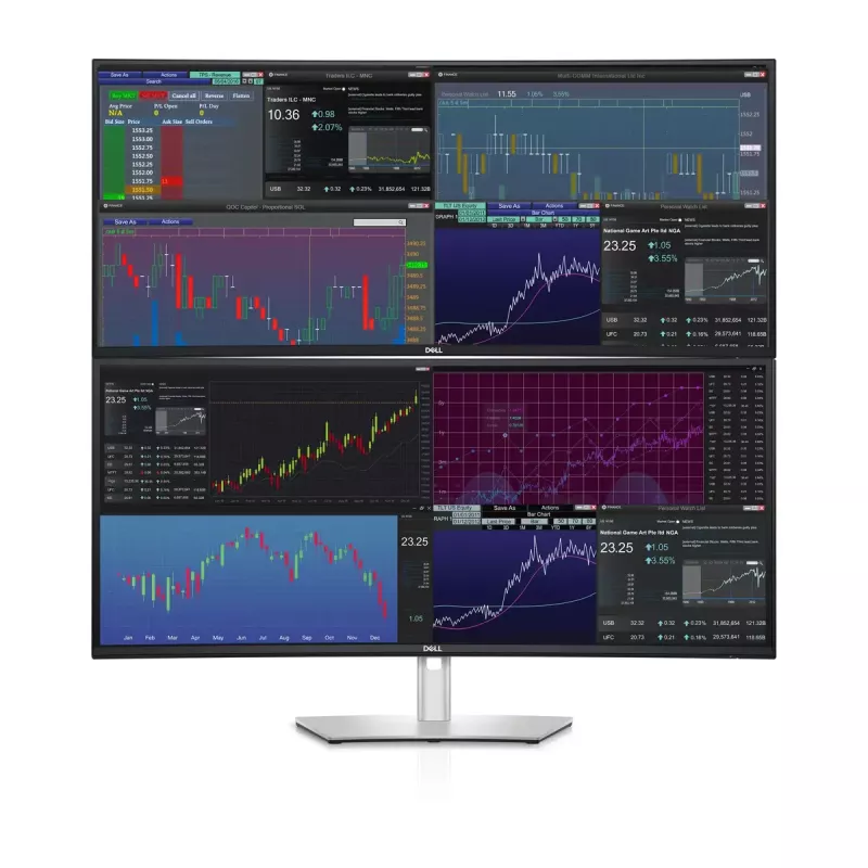 DELL UltraSharp U3824DW kompiuterio monitorius 95,2 cm (37,5 colio) 3840 x 1600 pikselių „Wide Quad HD+“ LCD juodas, sidabrinis