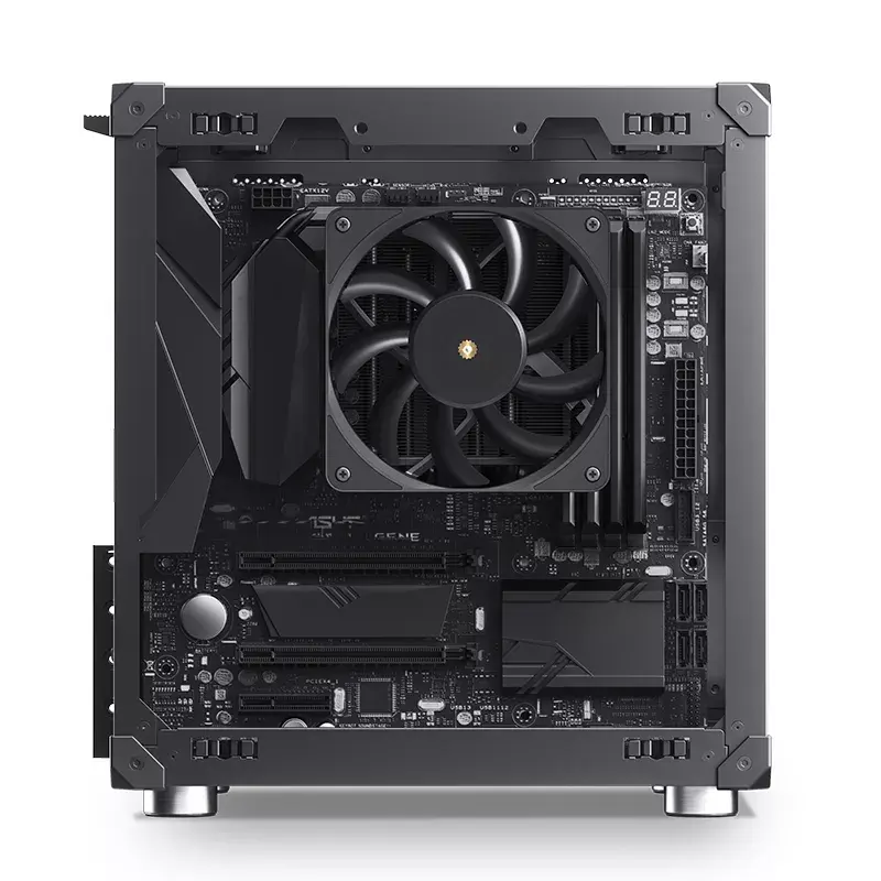 PC korpusas Jonsbo C6 Black ITX, micro ATX
