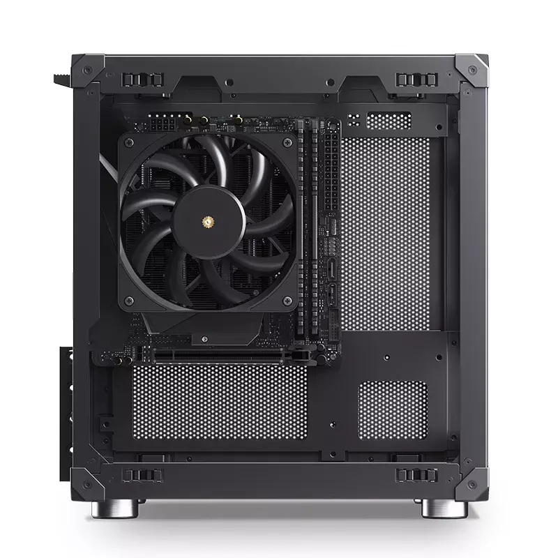 PC korpusas Jonsbo C6 Black ITX, micro ATX