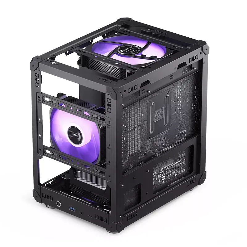 PC korpusas Jonsbo C6 Black ITX, micro ATX