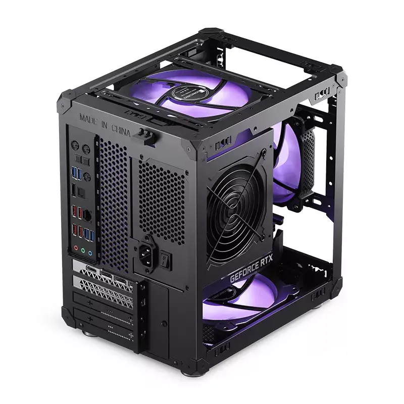 PC korpusas Jonsbo C6 Black ITX, micro ATX