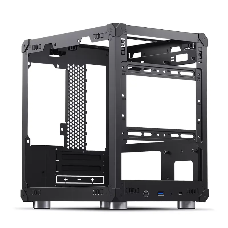 PC korpusas Jonsbo C6 Black ITX, micro ATX