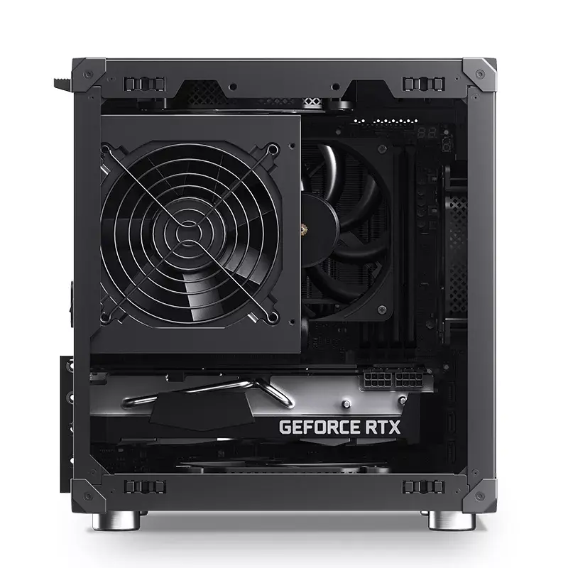 PC korpusas Jonsbo C6 Black ITX, micro ATX