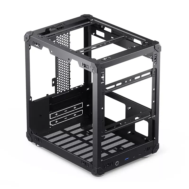 PC korpusas Jonsbo C6 Black ITX, micro ATX