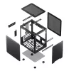 PC korpusas Jonsbo C6 Black ITX, micro ATX