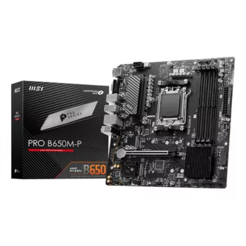 MSI PRO B650M-P pagrindinė plokštė AMD B650 Socket AM5 micro ATX