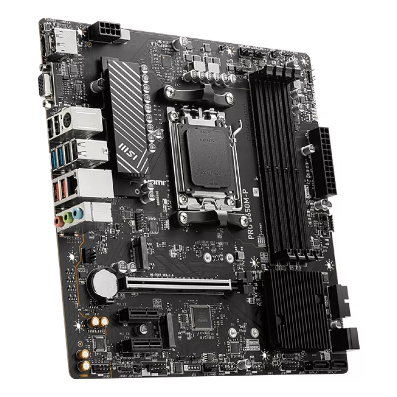 MSI PRO B650M-P pagrindinė plokštė AMD B650 Socket AM5 micro ATX