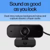 HP 430 FHD Webcam, 2 MP, 1920 x 1080 pikselių, Full HD, 60 kadrų/s, 85°, Namams