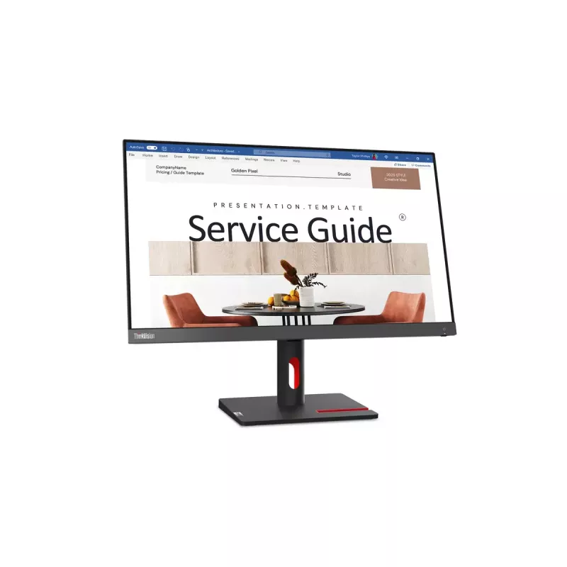 Lenovo ThinkVision S24i-30 kompiuterio monitorius 60,5 cm (23,8 colio) 1920 x 1080 pikselių Full HD LED juodas