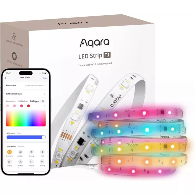 Išmanioji LED juosta, AQARA T1, 2m (RLS-K01D)