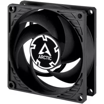 80 mm ventiliatorius Arctic P8 Max High-Performance PWM, 80 mm skersmuo, juodas, 67,96 m³/h oro srautas, 0,6 sone