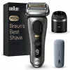 Braun Series 9 Pro+ 9575cc šlapiam ir sausam skutimuisi folijos skustuvas su kirpimo funkcija Metallic