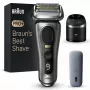 Braun Series 9 Pro+ 9575cc šlapiam ir sausam skutimuisi folijos skustuvas su kirpimo funkcija Metallic