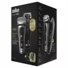 Braun Series 9 Pro+ 9575cc šlapiam ir sausam skutimuisi folijos skustuvas su kirpimo funkcija Metallic