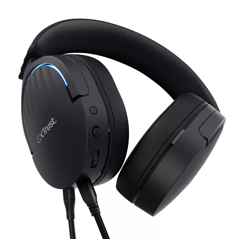 Trust GXT 490 FAYZO ausinės su 7.1 virtualiu garsu, USB, virš galvos
