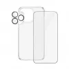 PanzerGlass ® 3-in-1 rinkinys iPhone 15 Pro Max, Apple, Apple - iPhone 15 Pro Max, sausas užklijavimas, atsparus smūgiams, permatomas, 1 vnt.