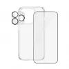 PanzerGlass 3-in-1 rinkinys iPhone 15 Pro grūdintas stiklas permatomas