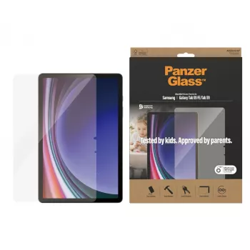 PanzerGlass ®️ Apsauginis stiklas Samsung Galaxy Tab S9 FE | S9 | Ultra-Wide Fit