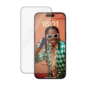 PanzerGlass ® Ekrano apsauga iPhone 15 Pro Max | Ultra-Wide Fit su EasyAligner