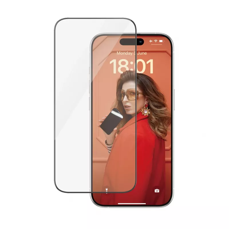 PanzerGlass ® Ekrano apsauga iPhone 15 Pro | Ultra-Wide Fit su EasyAligner