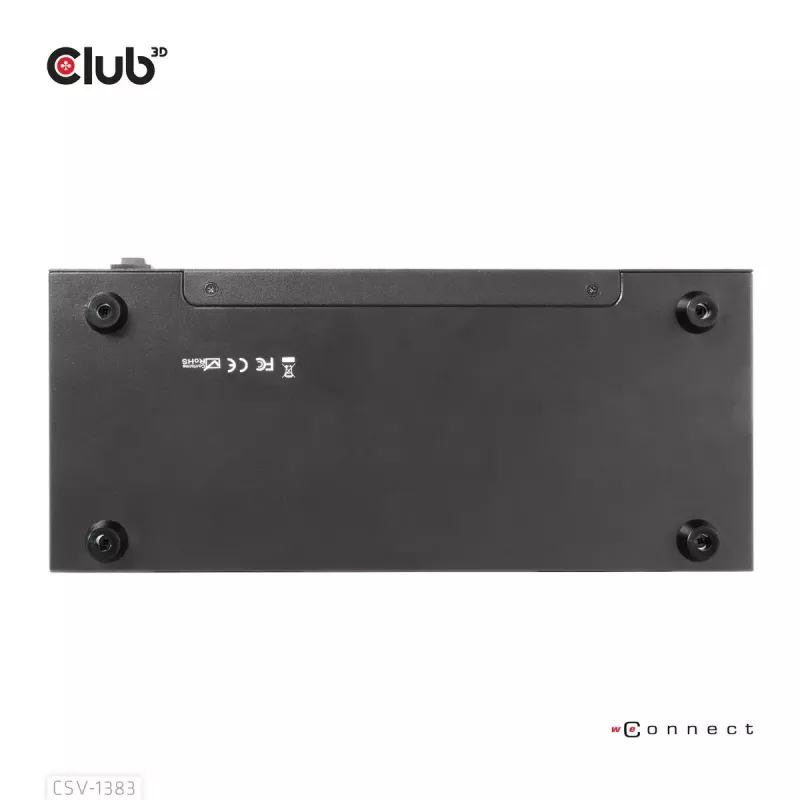 CLUB3D 1 į 8 HDMI™ skirstytuvas su Full 3D ir 4K60Hz (600MHz)
