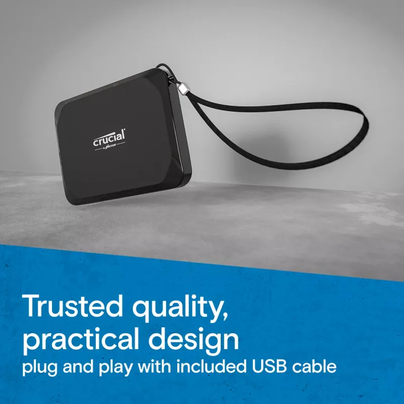 MICRON / CRUCIAL nešiojamasis SSD - Crucial X9 - 1 TB - USB-C 3.2 Gen 2