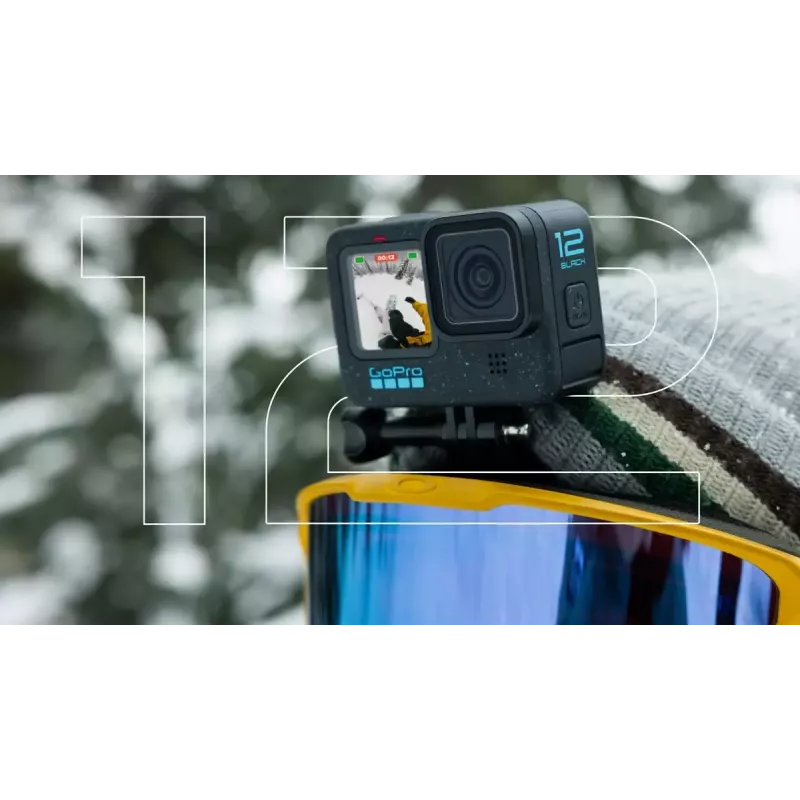 Veiksmo kamera GoPro HERO12 Black — 5K Ultra HD, 240 kadrų/s, 27 MP CMOS, 177° matymo laukas, LCD, MicroSD, Wi‑Fi