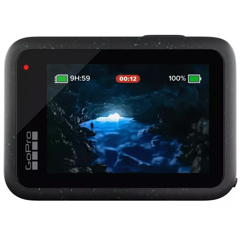 Veiksmo kamera GoPro HERO12 Black — 5K Ultra HD, 240 kadrų/s, 27 MP CMOS, 177° matymo laukas, LCD, MicroSD, Wi‑Fi
