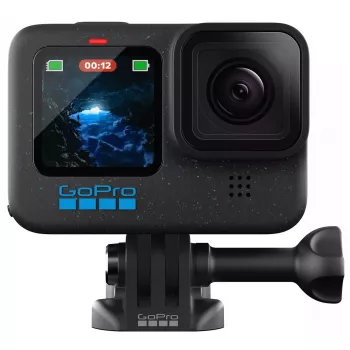 Veiksmo kamera GoPro HERO12 Black — 5K Ultra HD, 240 kadrų/s, 27 MP CMOS, 177° matymo laukas, LCD, MicroSD, Wi‑Fi
