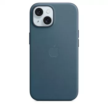APPLE Apple FineWoven dėklas su MagSafe iPhone 15 Pacific Mėlyna