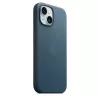 APPLE Apple FineWoven dėklas su MagSafe iPhone 15 Pacific Mėlyna