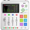 Garso sąsaja Rode RodeCaster Duo balta — 2 kanalų USB podcastinimo konsolė su mikseriu ir pirminiais stiprintuvais