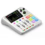 Garso sąsaja Rode RodeCaster Duo balta — 2 kanalų USB podcastinimo konsolė su mikseriu ir pirminiais stiprintuvais