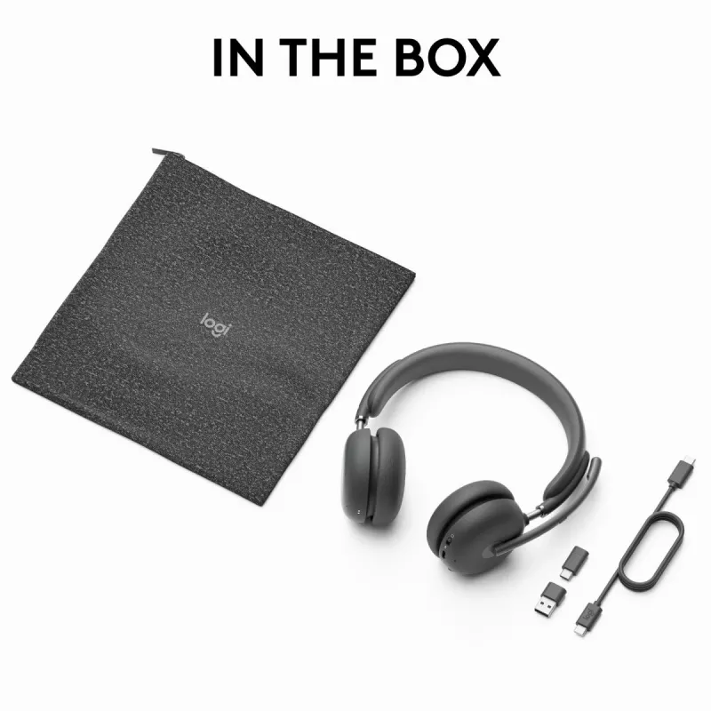 LOGITECH Ausinės - Zone - Belaidės - Graphite
