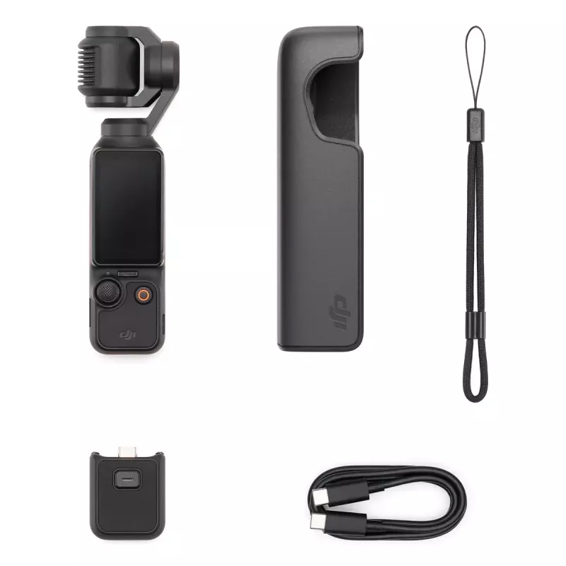 DJI Osmo Pocket 3 gimbal kamera 4K itin didelė raiška 9,4 MP juoda