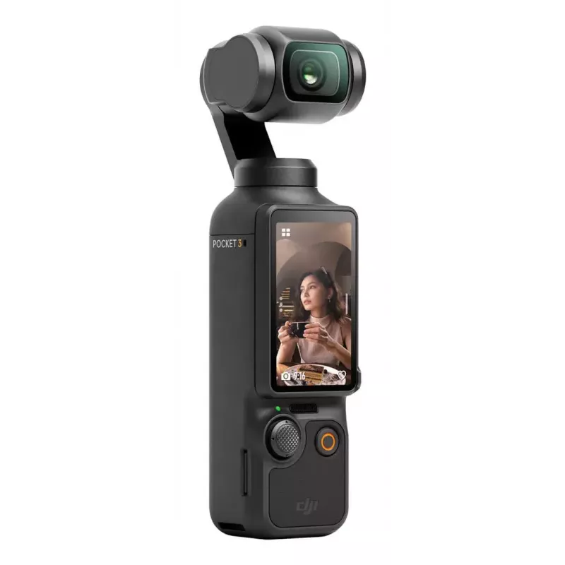 DJI Osmo Pocket 3 gimbal kamera 4K itin didelė raiška 9,4 MP juoda