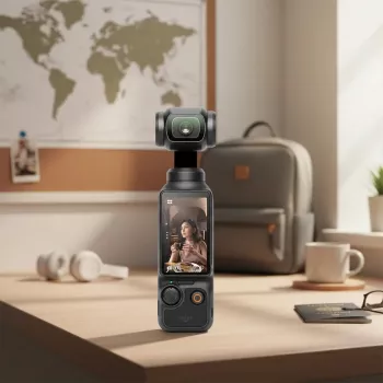 DJI Osmo Pocket 3 gimbal kamera 4K itin didelė raiška 9,4 MP juoda