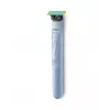 Foil shaver Philips Norelco OneBlade QP1324/20 — belaidis mėlynas tinklelinis skustuvas, 30 min veikimo laikas, USB įkrovimas, plaunamas, kontūrus sekanti technologija