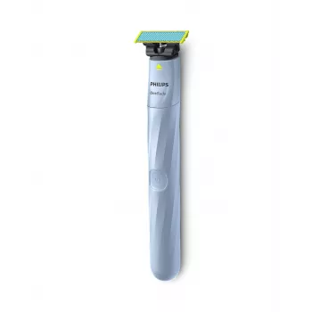 Foil shaver Philips Norelco OneBlade QP1324/20 — belaidis mėlynas tinklelinis skustuvas, 30 min veikimo laikas, USB įkrovimas, plaunamas, kontūrus sekanti technologija