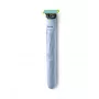 Foil shaver Philips Norelco OneBlade QP1324/20 — belaidis mėlynas tinklelinis skustuvas, 30 min veikimo laikas, USB įkrovimas, plaunamas, kontūrus sekanti technologija