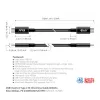 CLUB3D USB4 Gen3x2 Type-C dvikryptis kabelis 8K60Hz arba 4K120Hz, duomenų perdavimas 40Gbps, PD 240W(48V/5A) EPR M/M 3m / 9.84ft