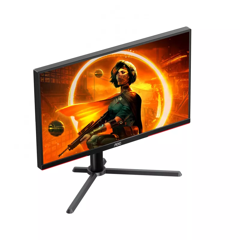 AOC G3 Q27G3XMN/BK kompiuterio monitorius 68,6 cm (27 col.) 2560 x 1440 pikselių 2K Ultra HD LED juodas, raudonas